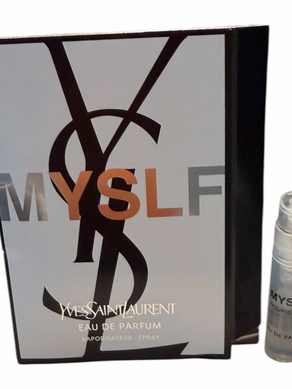 YSL MYSLF Travel Gift Set Cosmetic Bag + Lip Oil + Fragrance Sample NEW - Picture 5 of 13